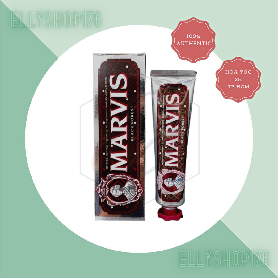 Kem đánh răng Marvis Black Forest 75ml – Hương vị Socola đen đậm đà